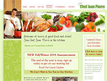 Tablet Screenshot of chef-jean-pierre.com